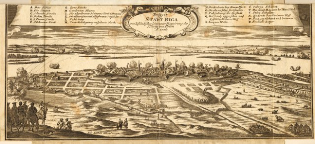 Ein detailliertes altes Stadtplan von Stuttgart, Deutschland, der die Stadtlayout mit Straßen, Gebäuden, Menschen, Bäumen, Wasser und Text zeigt, der historische und kulturelle Informationen bereitstellt.