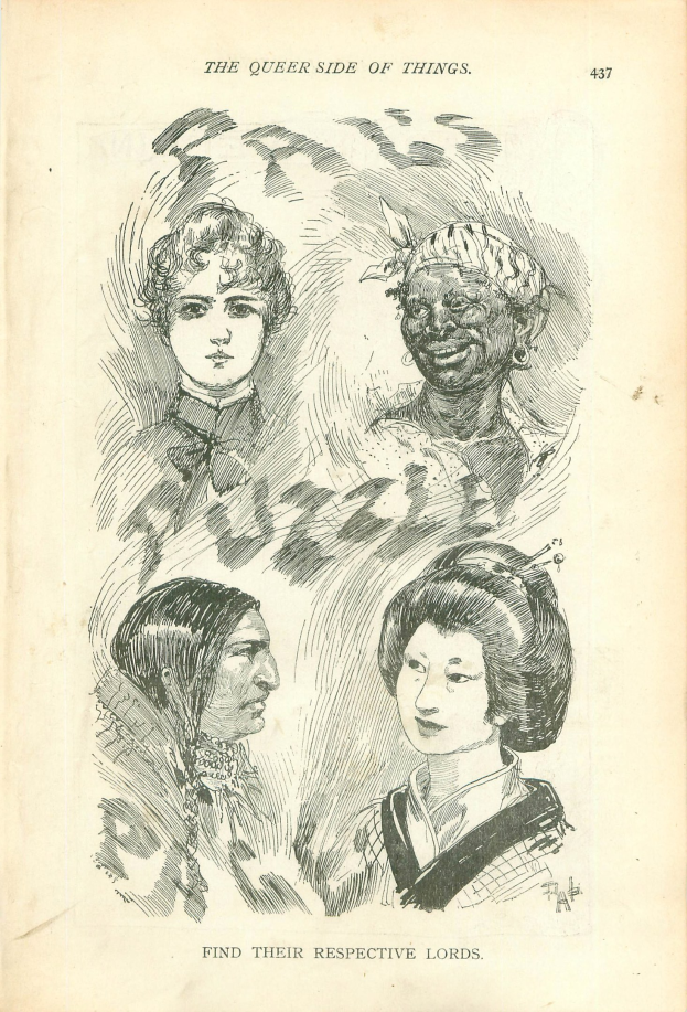 Ein Buch mit dem Titel "Die queere Seite der Dinge" mit einer Cover-Illustration von vier Frauenköpfen.