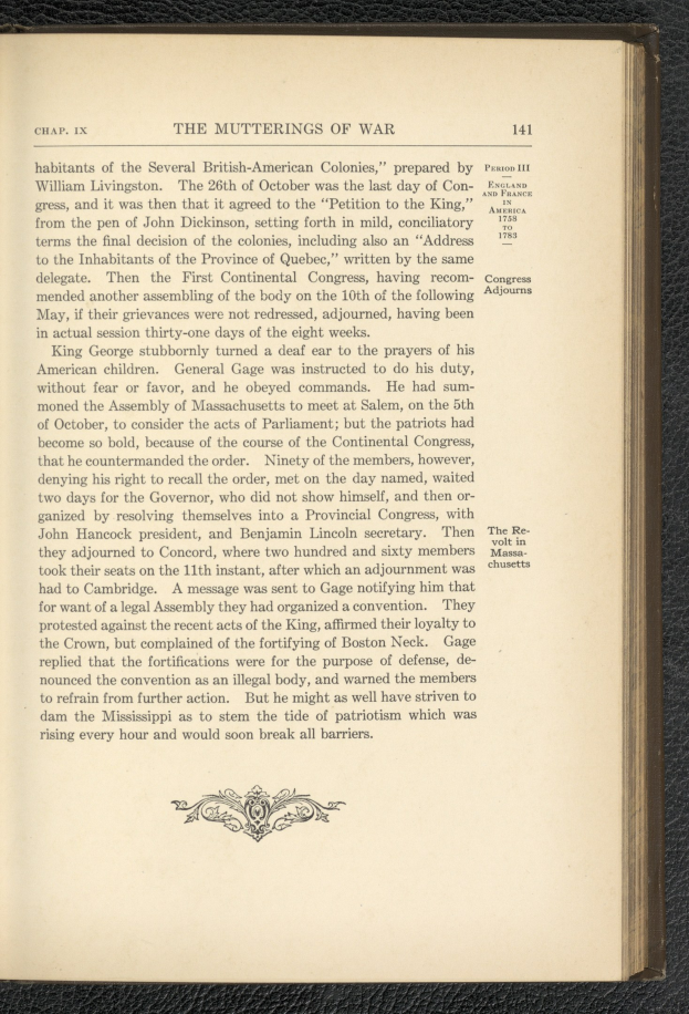 Offenes Buch mit dem Titel "Die Gedanken des Krieges" auf schwarzer Oberfläche, das eine Illustration eines Soldaten in einem Feld bei Sonnenuntergang mit Bäumen und Bergen im Hintergrund zeigt.