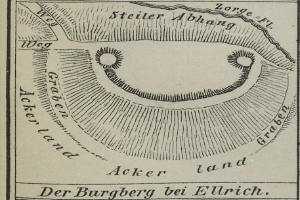 Eine schwarz-weiße detaillierte Karte von Hamburg, Deutschland, mit Straßen, Gebäuden, Sehenswürdigkeiten und Texten, die Informationen über die Einwohnerzahl, Bevölkerungsdichte und Lage der Stadt enthalten.