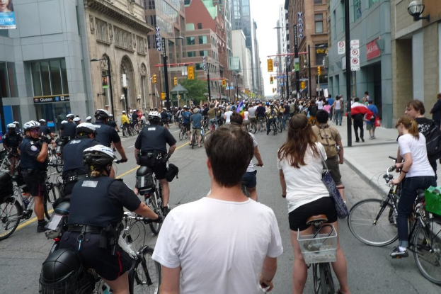 30.000 Menschen bei Fahrrad-Demonstration